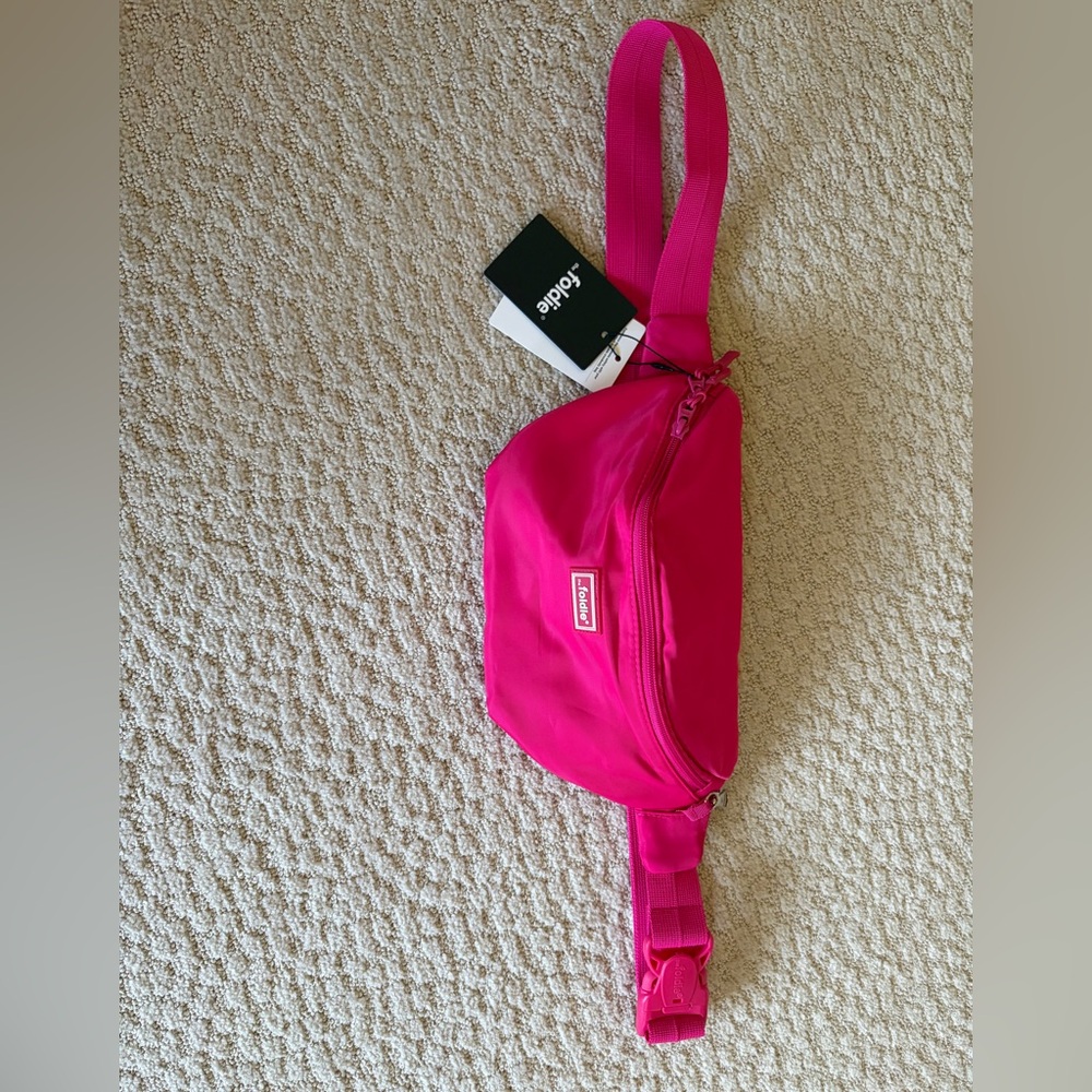 Foldie Pink Crossbody Bag